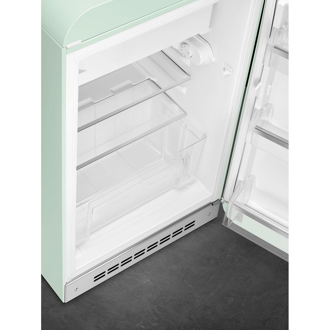 Smeg Fab10 Pastel Yeşil Retro Mini Buzdolabı Sağ Menteşe