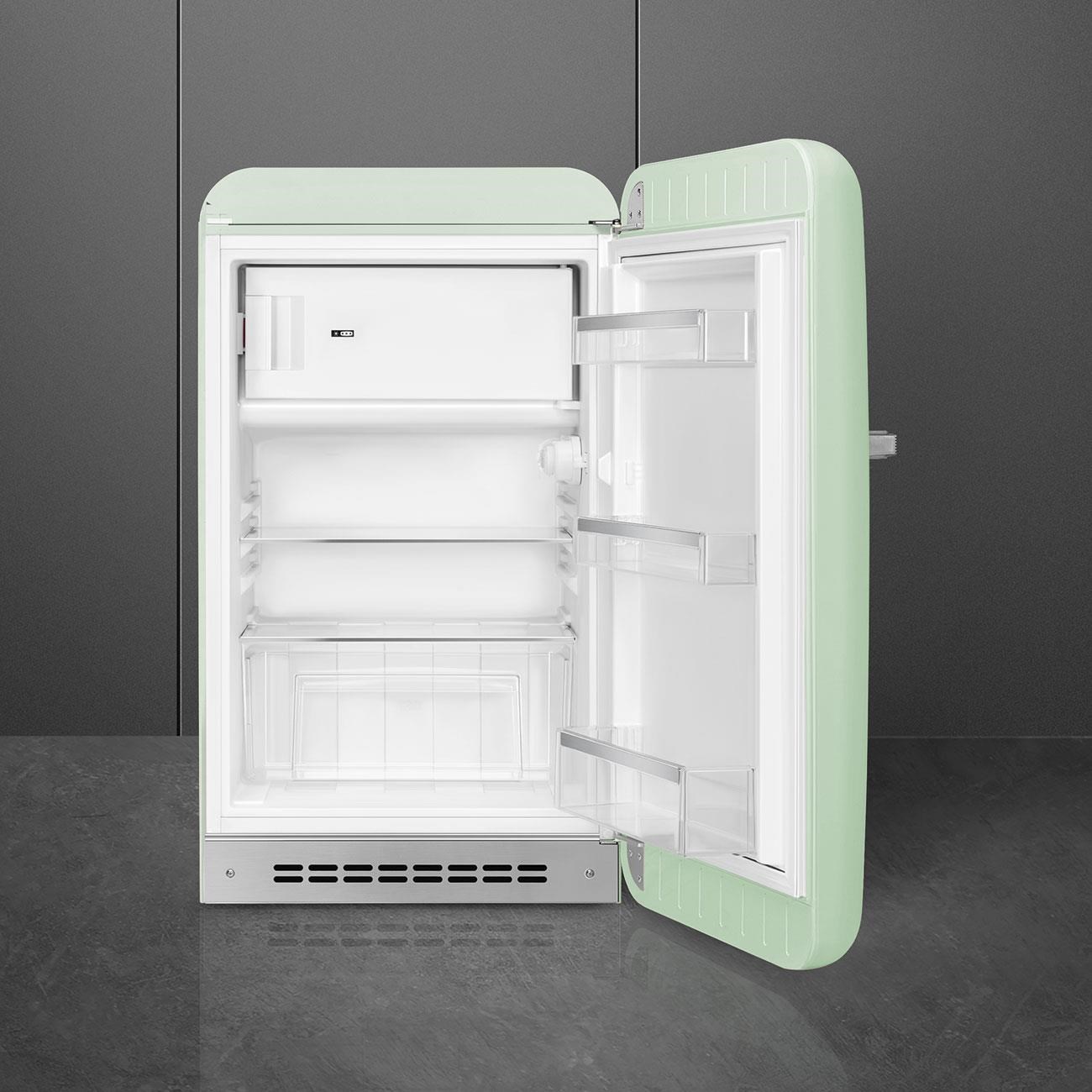 Smeg Fab10 Pastel Yeşil Retro Mini Buzdolabı Sağ Menteşe