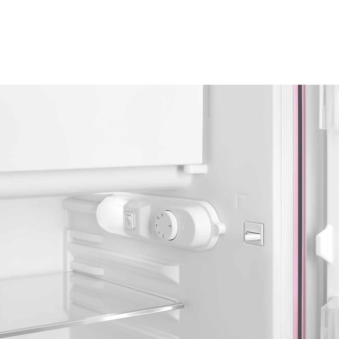 Smeg Fab10 Pembe Retro Mini Buzdolabı  Sağ Menteşe