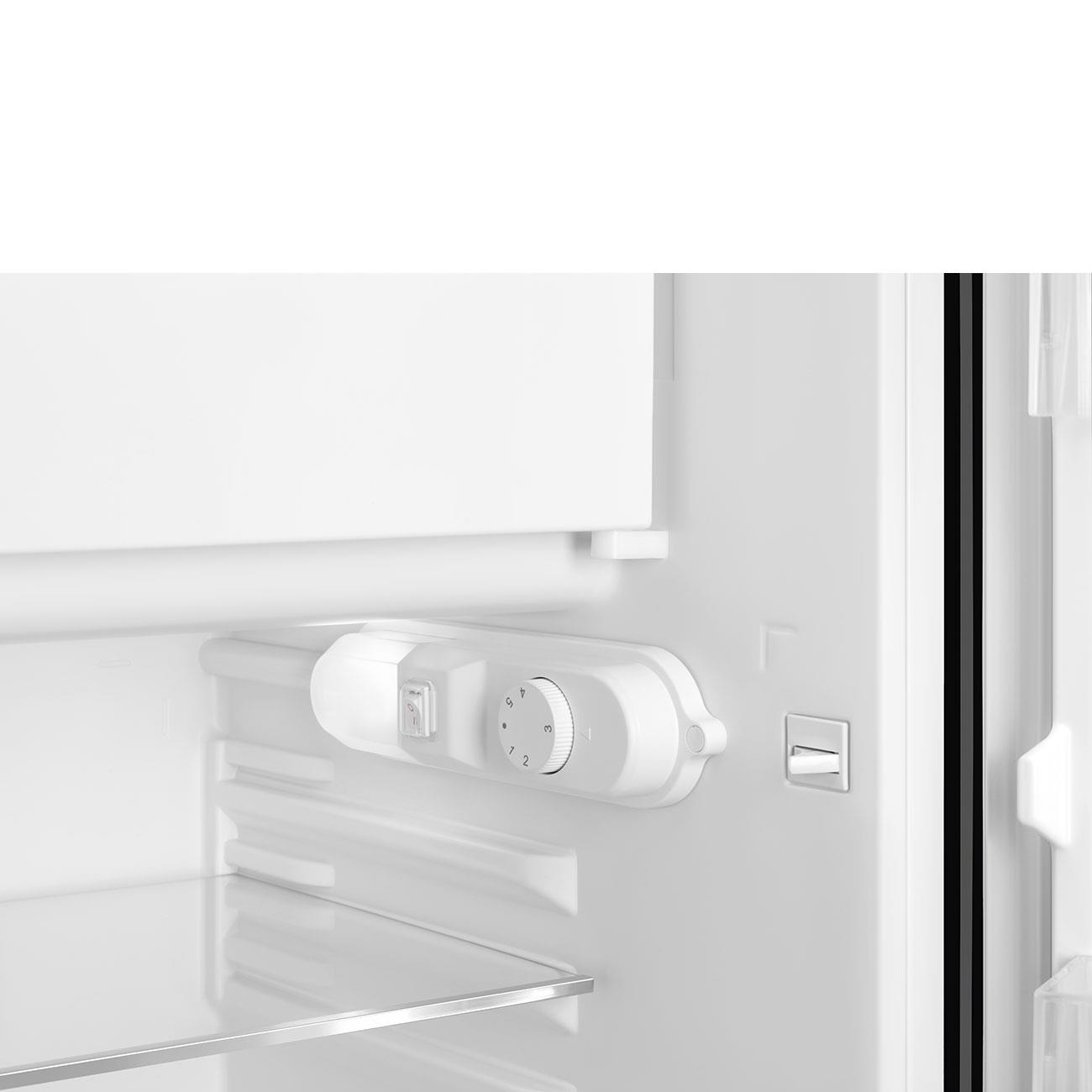 Smeg Fab10 Siyah Retro Mini Buzdolabı Sağ Menteşe