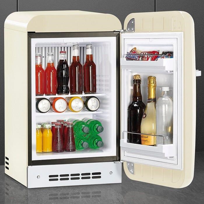 Smeg Fab5 Krem Retro Mini Buzdolabı Sağ Menteşe