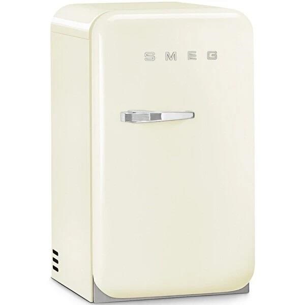 Smeg Fab5 Krem Retro Mini Buzdolabı Sağ Menteşe