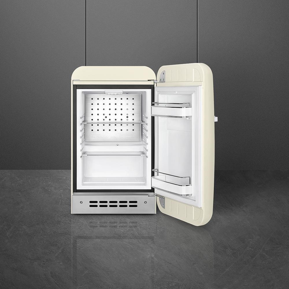 Smeg Fab5 Krem Retro Mini Buzdolabı Sağ Menteşe