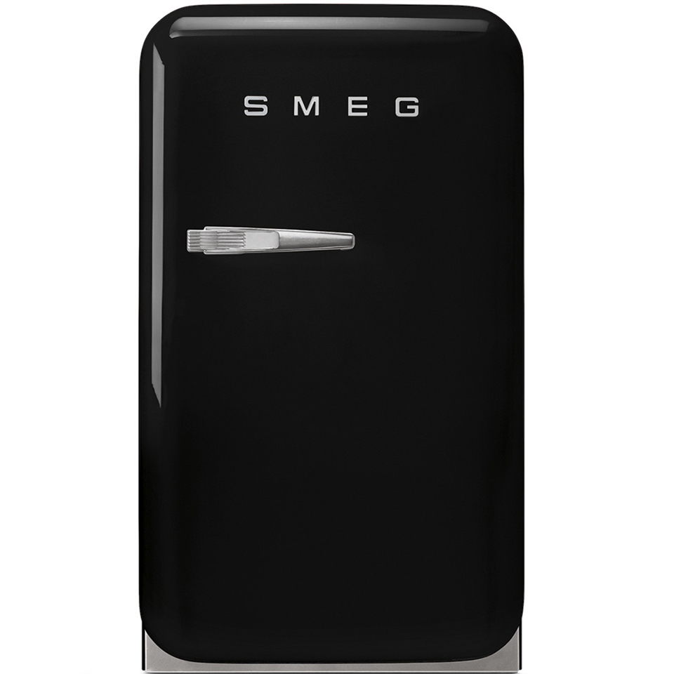 Smeg Fab5 Siyah Retro Mini Buzdolabı Sağ Menteşe