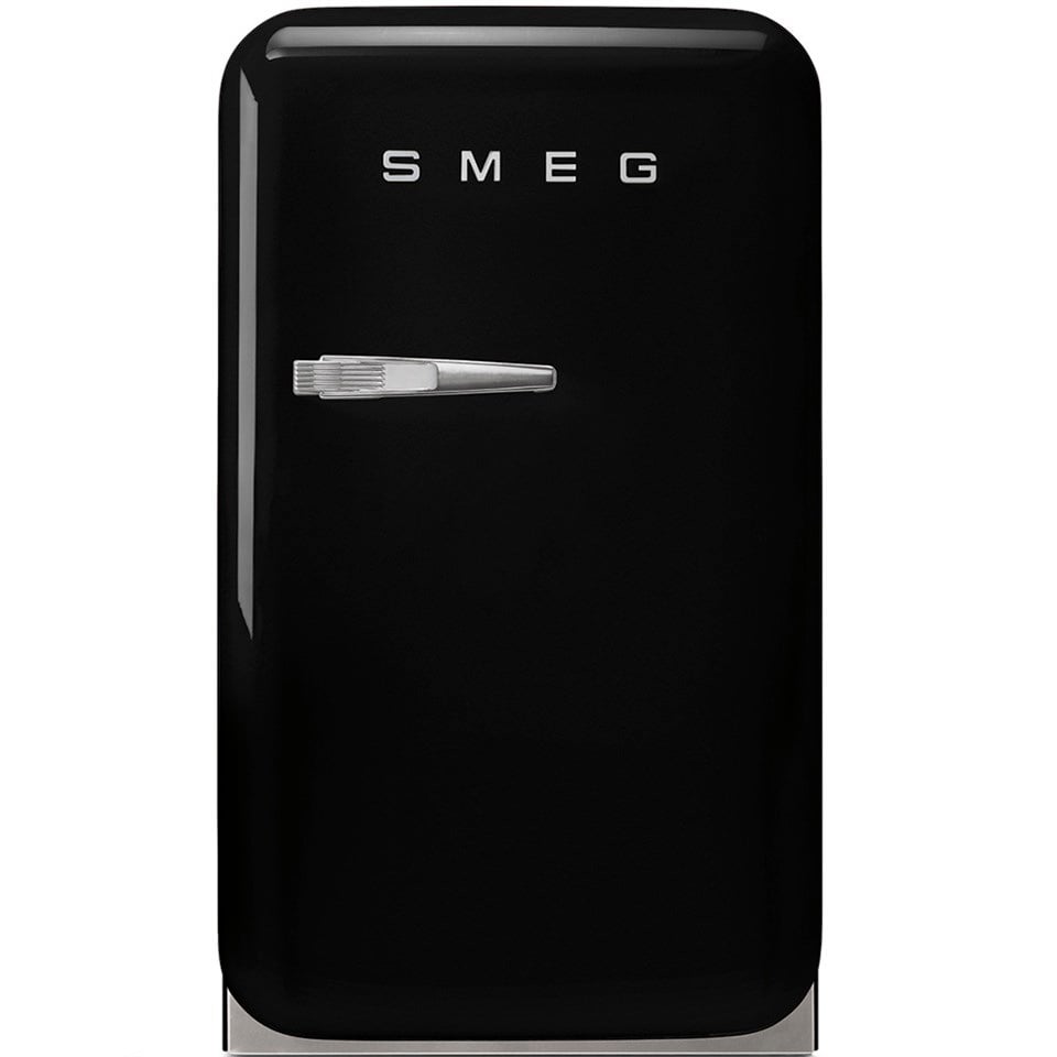 Smeg Fab5 Siyah Retro Mini Buzdolabı Sağ Menteşe