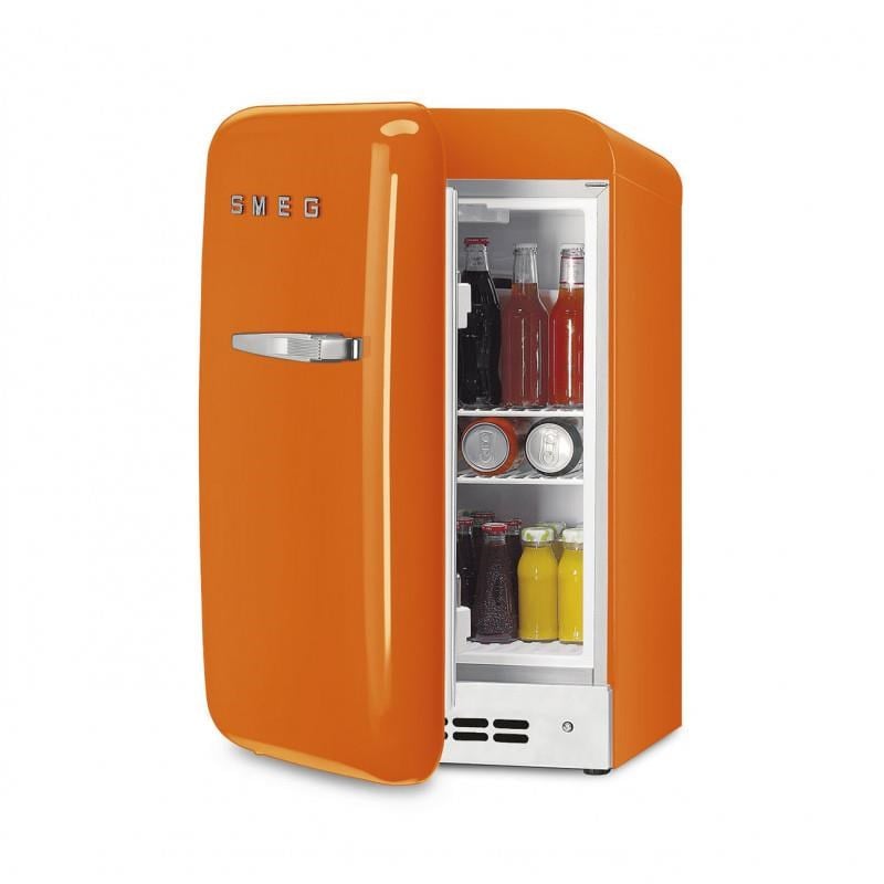 Smeg Fab5 Turuncu Retro Mini Buzdolabı Sağ Menteşe