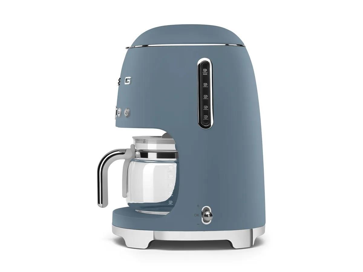 Smeg Filtre Kahve Makinesi Mat Storm Blue - Fırtına Mavisi - DCF02SBMEU