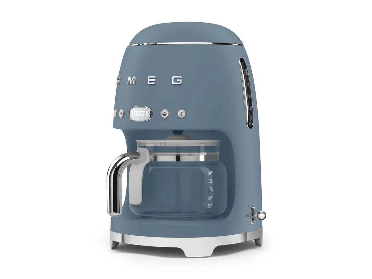Smeg Filtre Kahve Makinesi Mat Storm Blue - Fırtına Mavisi - DCF02SBMEU