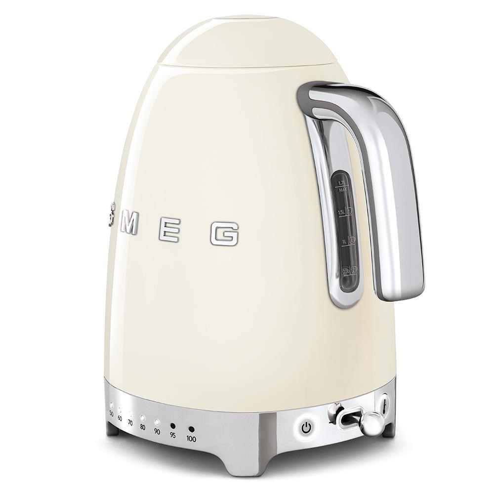 Smeg Isı Ayarlı Kettle Krem KLF04CREU