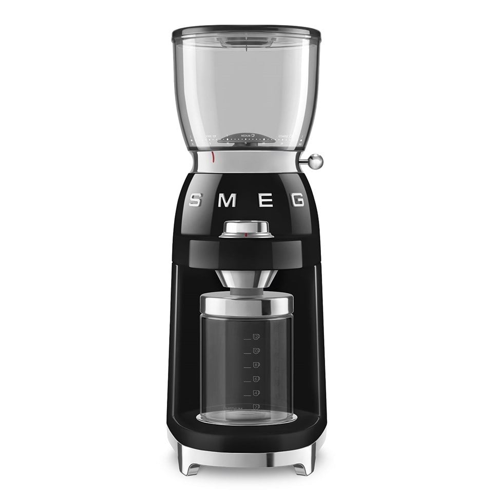 Smeg Kahve Öğütücü Siyah CGF01BLEU