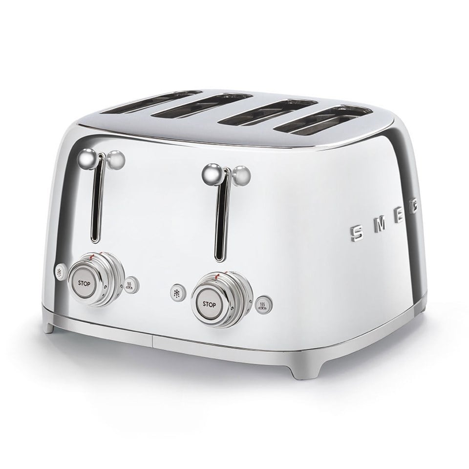 Smeg Paslanmaz Çelik 4x1 Ekmek Kızartma TSF03SSEU