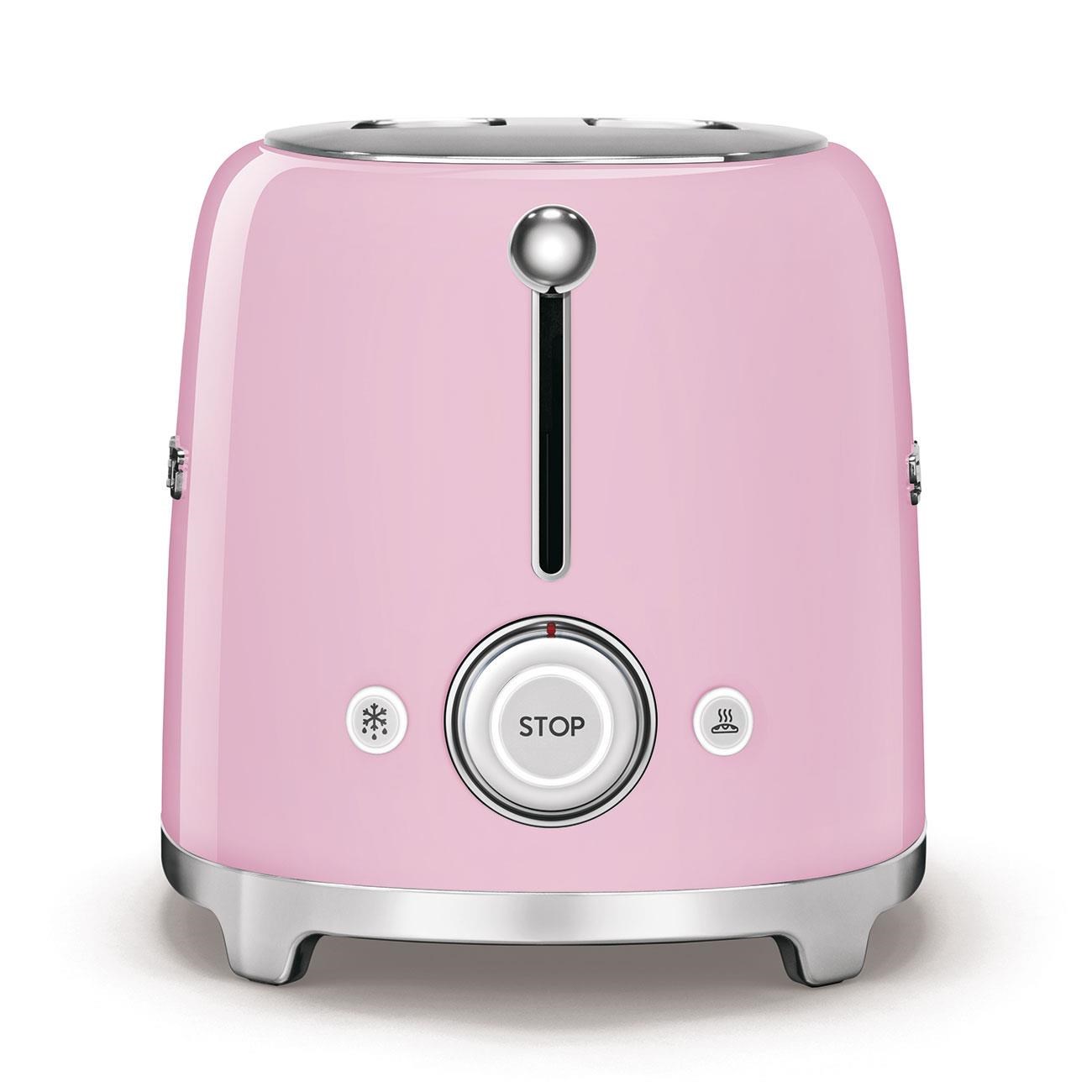 Smeg Pembe 2x2 Ekmek Kızartma TSF02PKEU