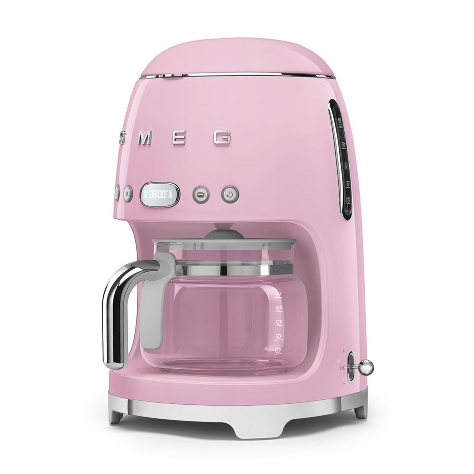 Smeg Pembe Filtre Kahve Makinesi DCF02PKEU