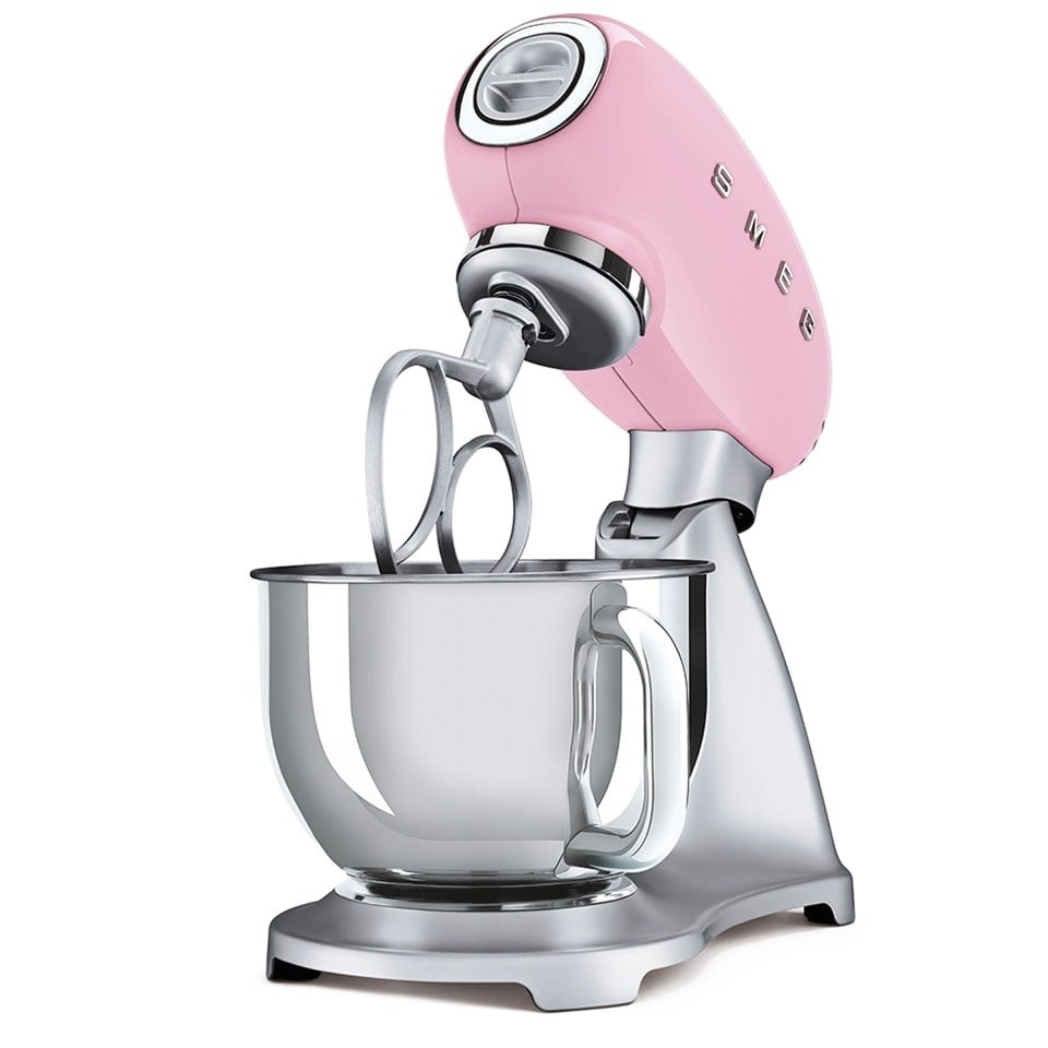 Smeg Pembe Hamur Kariştirma Makinesi SMF02PKEU