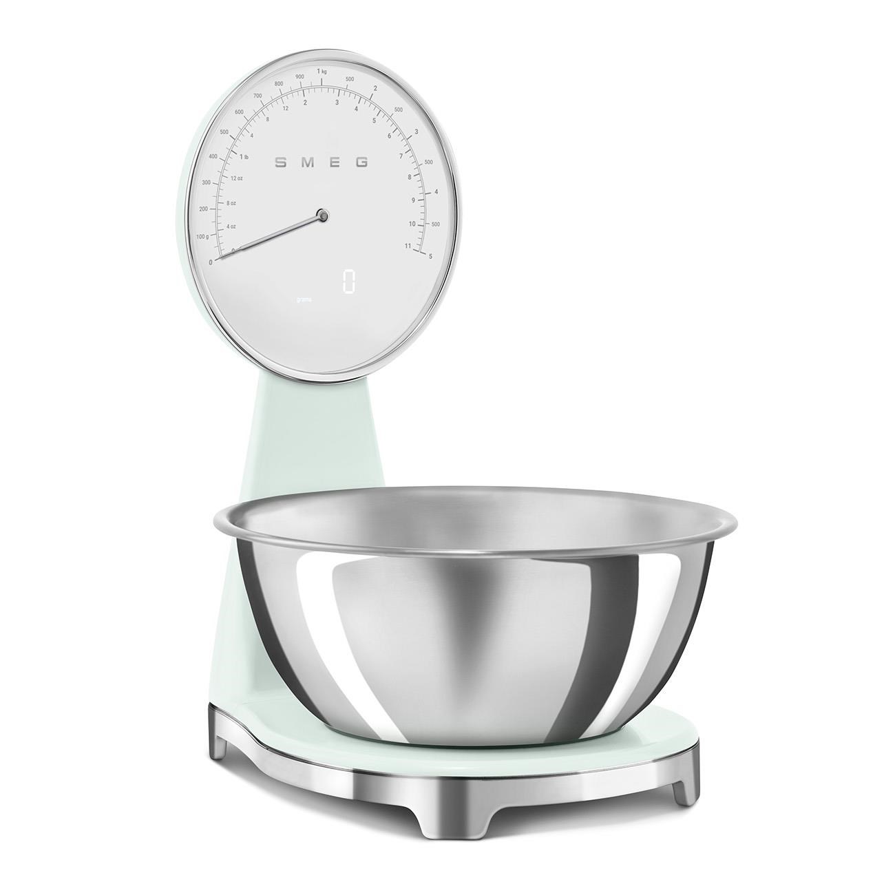 Smeg Retro Analog-Dijital Mutfak Tartısı Pastel Yeşil