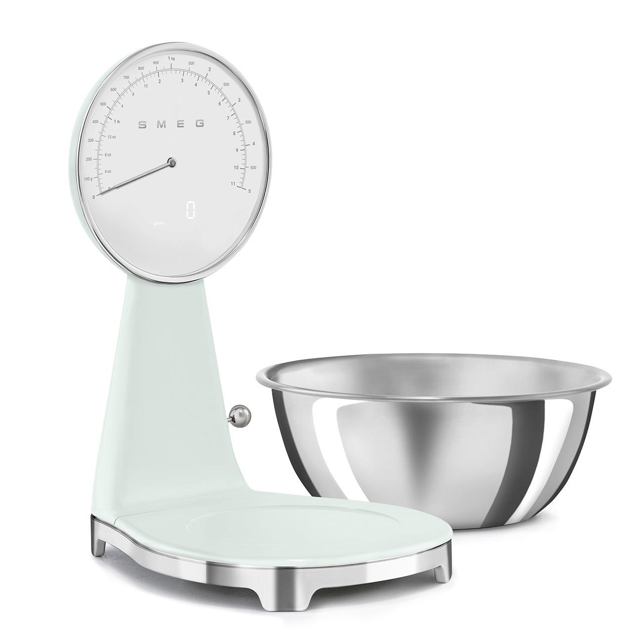 Smeg Retro Analog-Dijital Mutfak Tartısı Pastel Yeşil