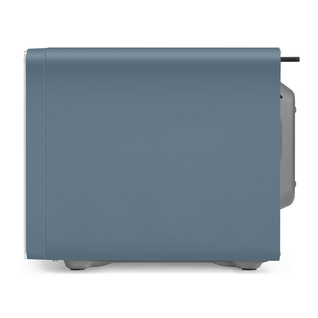 Smeg Retro Solo Izgaralı Mikrodalga Fırın Storm Blue