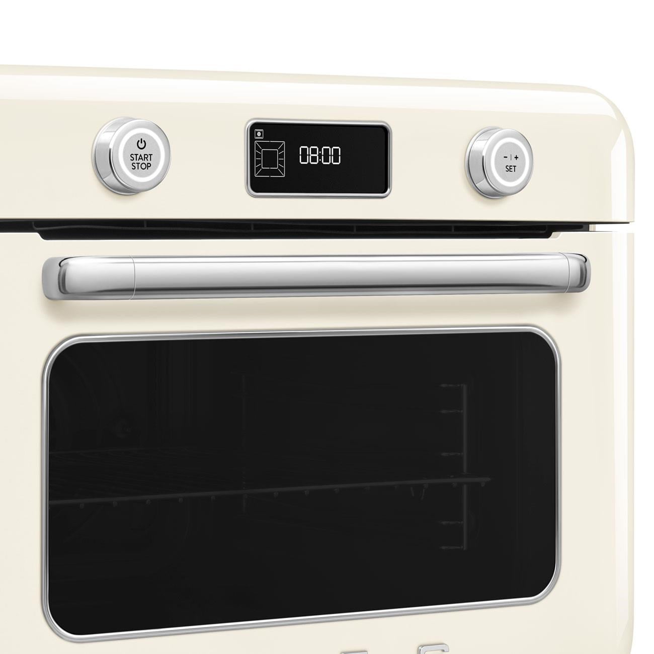 Smeg Retro Solo Kombi Buharlı Fırın Krem - COF01CREU