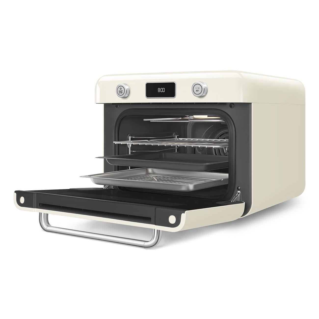 Smeg Retro Solo Kombi Buharlı Fırın Krem - COF01CREU