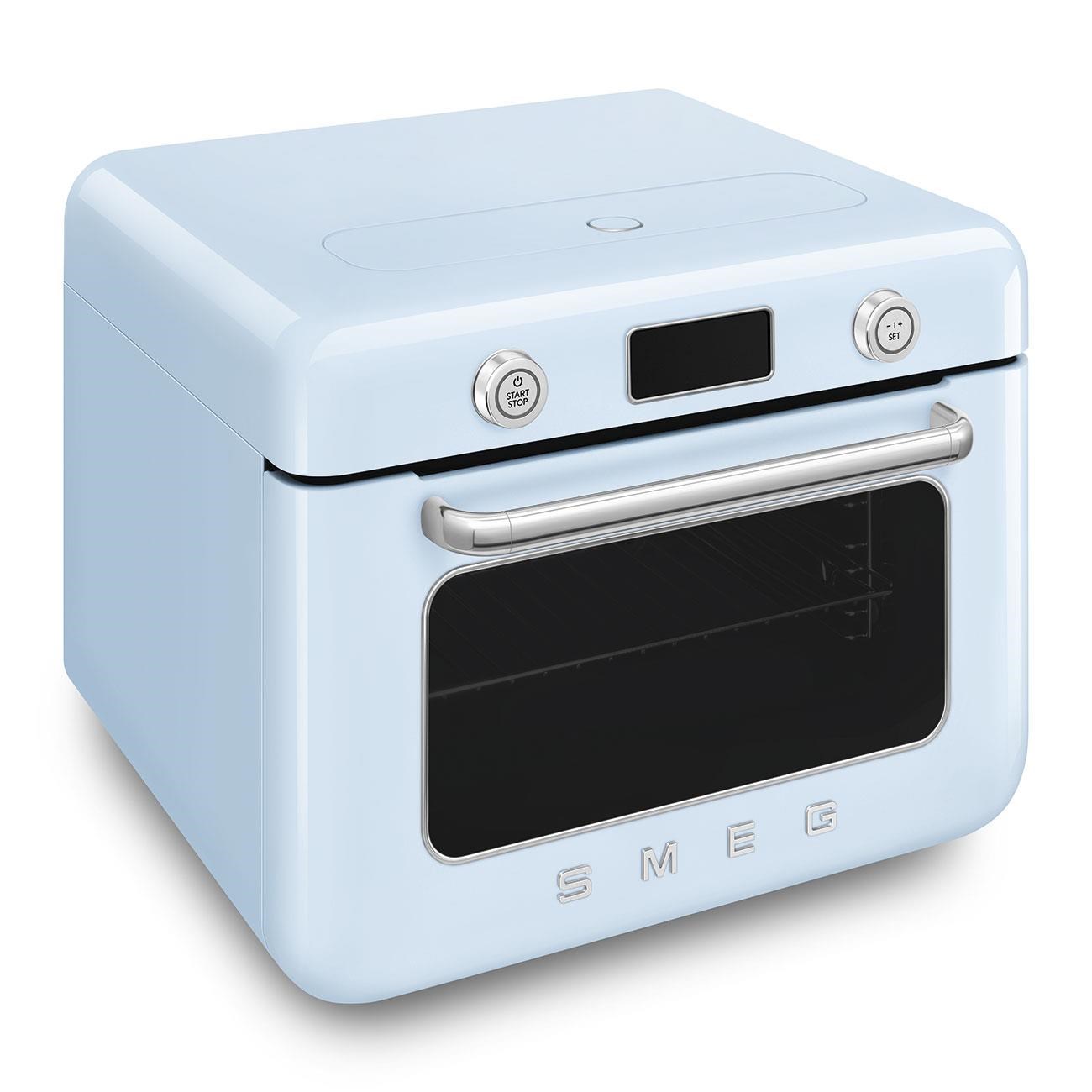 Smeg Retro Solo Kombi Buharlı Fırın Pastel Mavi