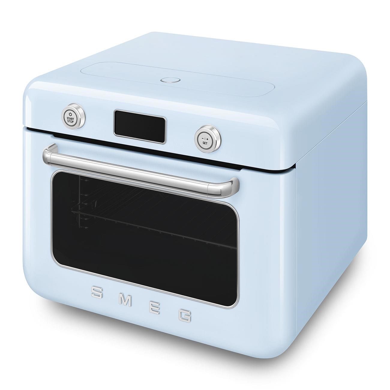 Smeg Retro Solo Kombi Buharlı Fırın Pastel Mavi