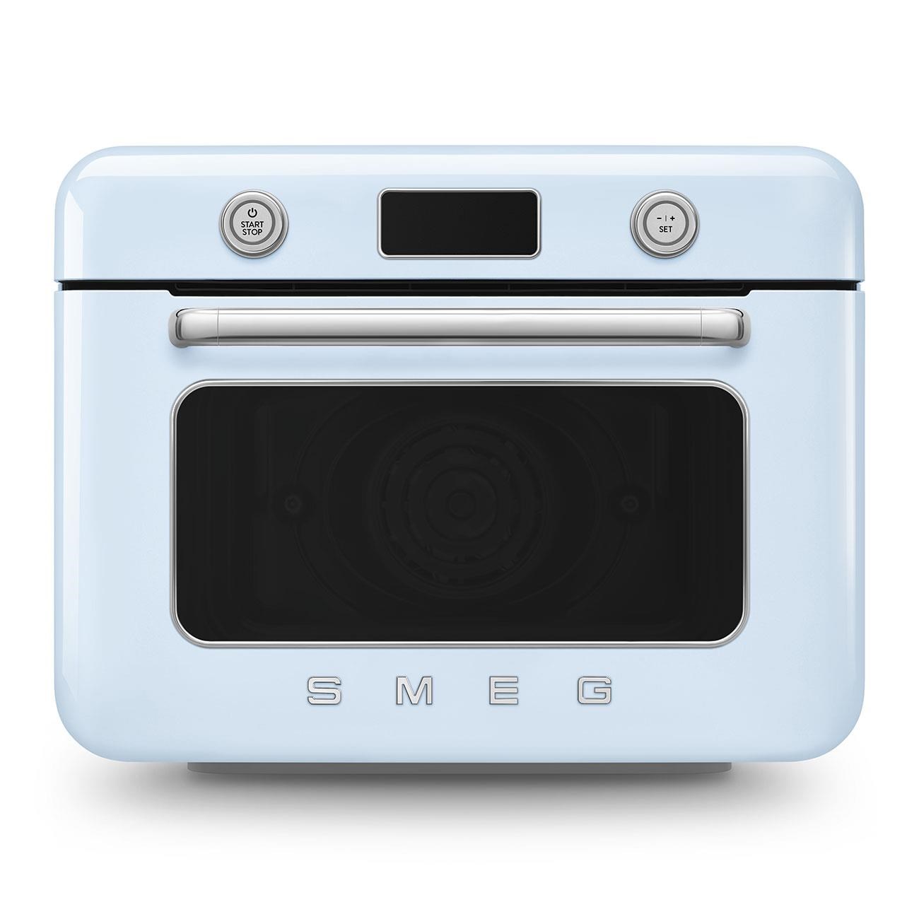 Smeg Retro Solo Kombi Buharlı Fırın Pastel Mavi