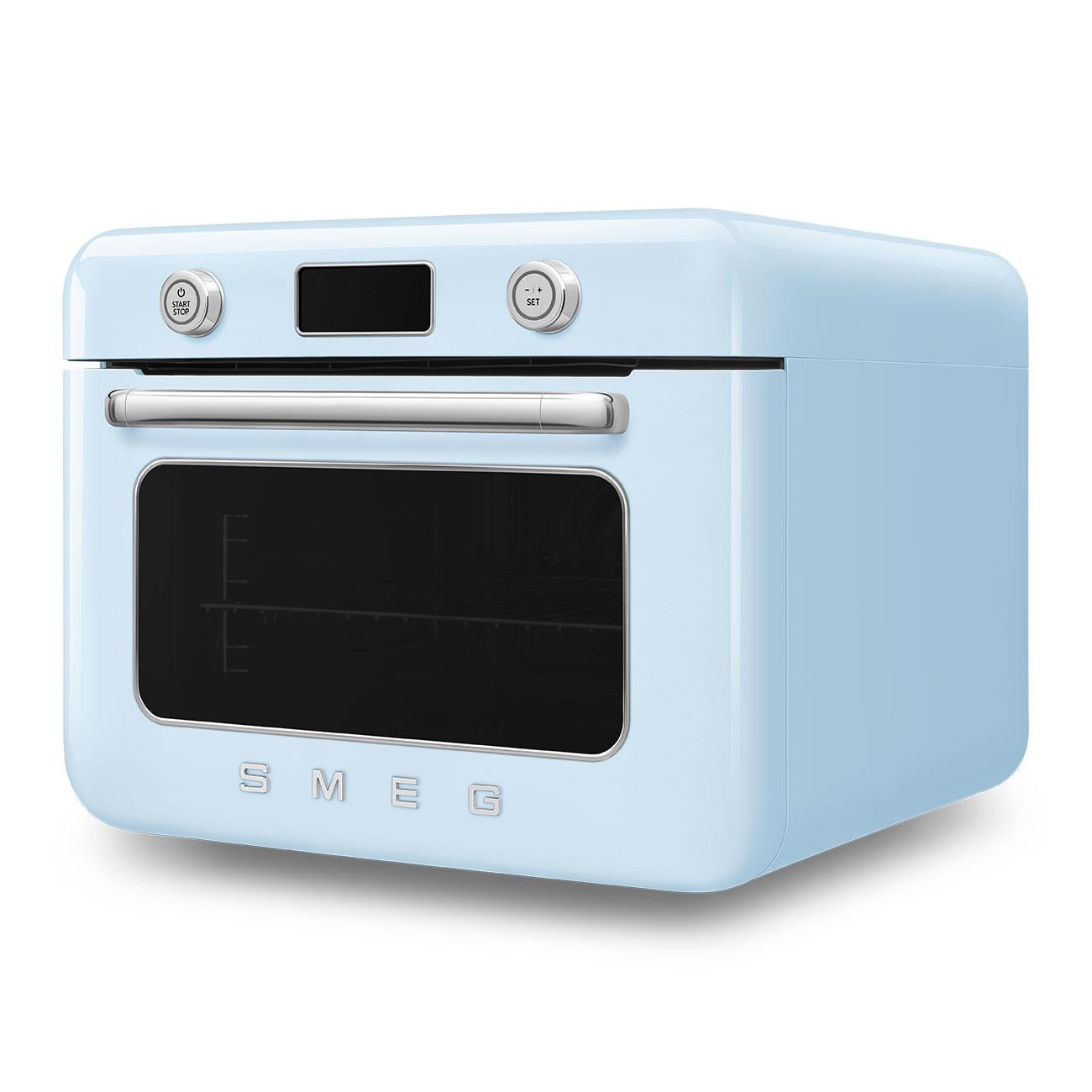 Smeg Retro Solo Kombi Buharlı Fırın Pastel Mavi