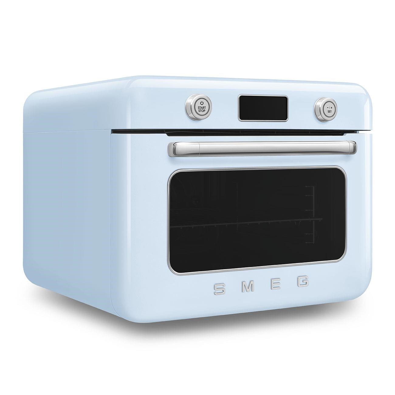 Smeg Retro Solo Kombi Buharlı Fırın Pastel Mavi