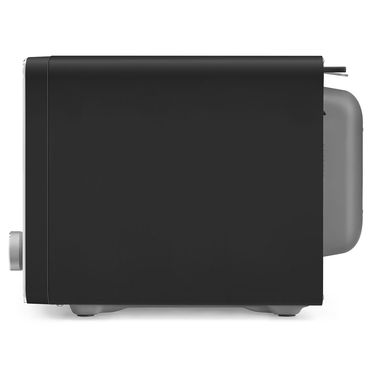 Smeg Retro Solo Kombi Mikrodalga Fırın Mat Siyah