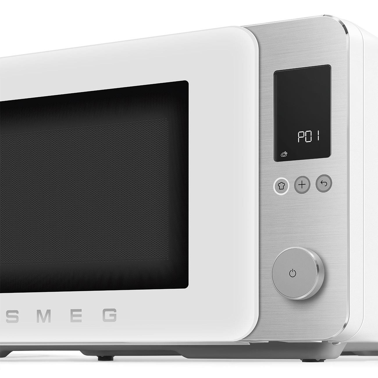 Smeg Retro Solo Kombi Mikrodalga Mat Beyaz