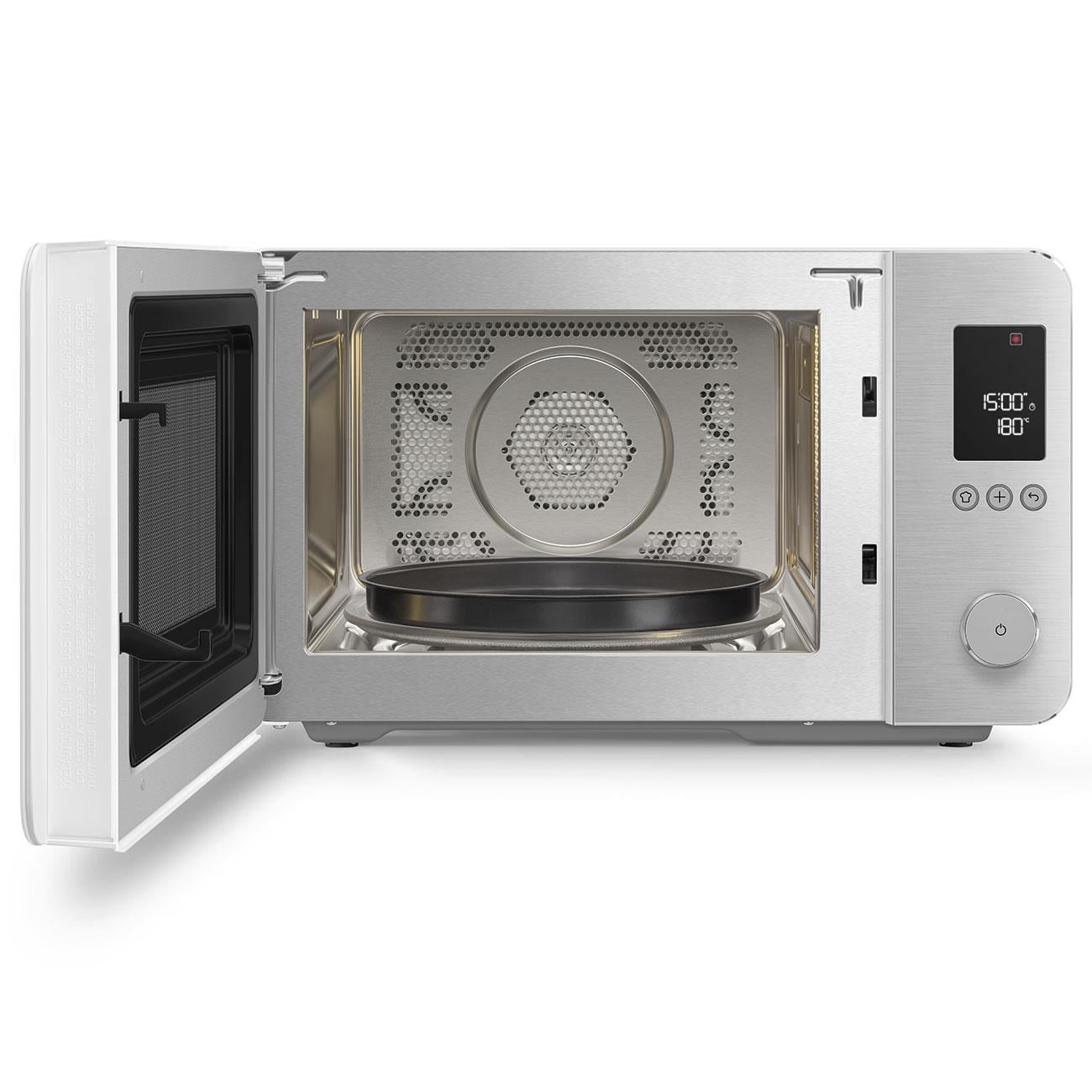Smeg Retro Solo Kombi Mikrodalga Mat Beyaz