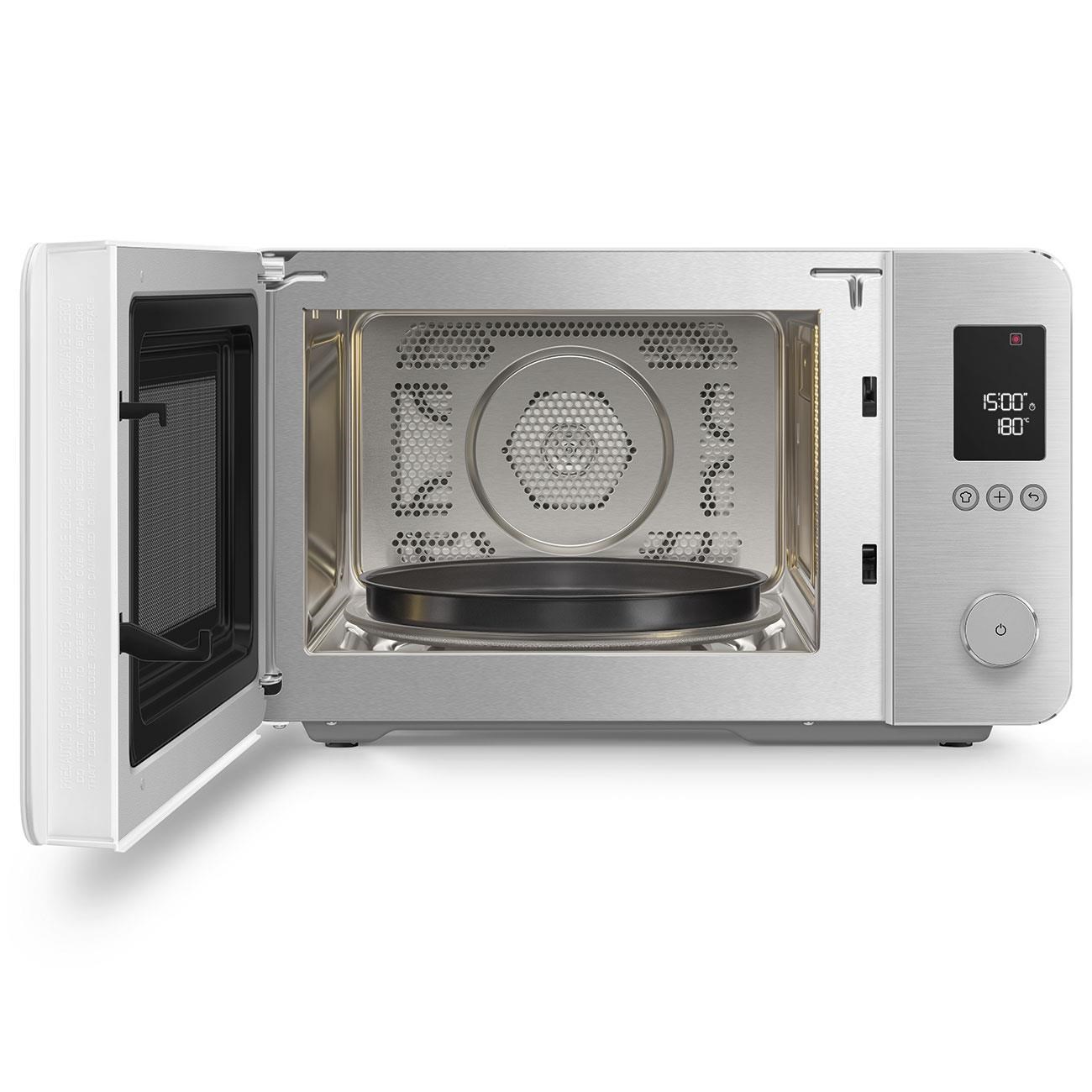 Smeg Retro Solo Kombi Mikrodalga Mat Beyaz