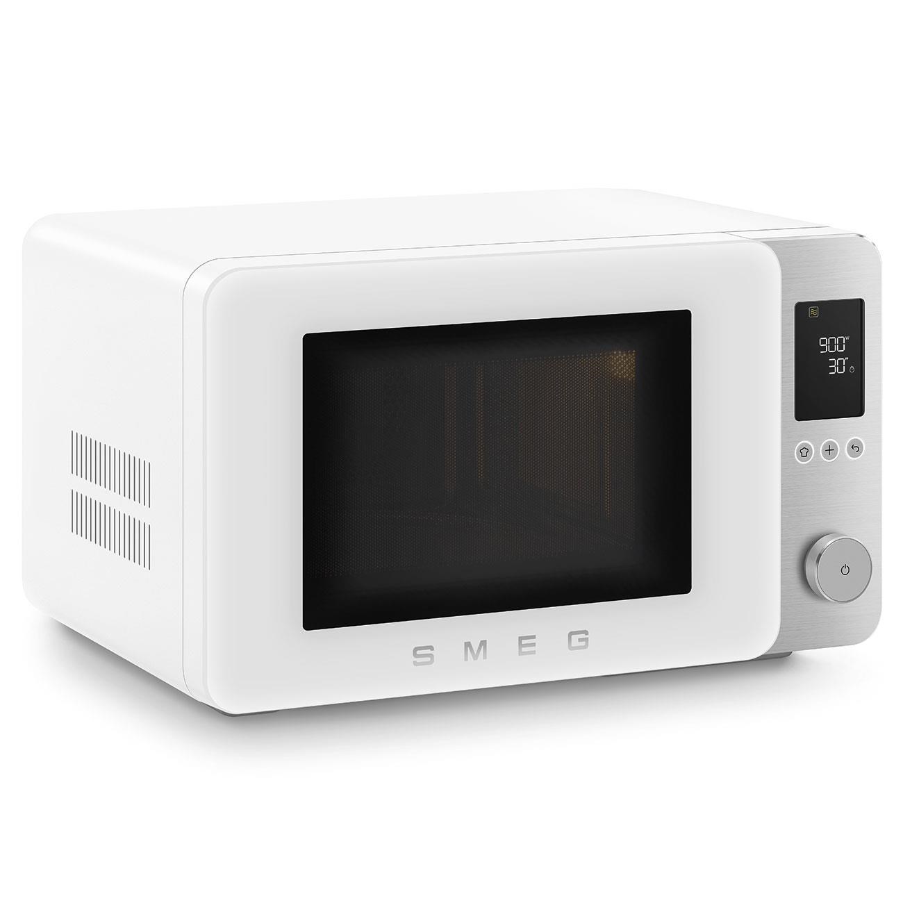 Smeg Retro Solo Kombi Mikrodalga Mat Beyaz