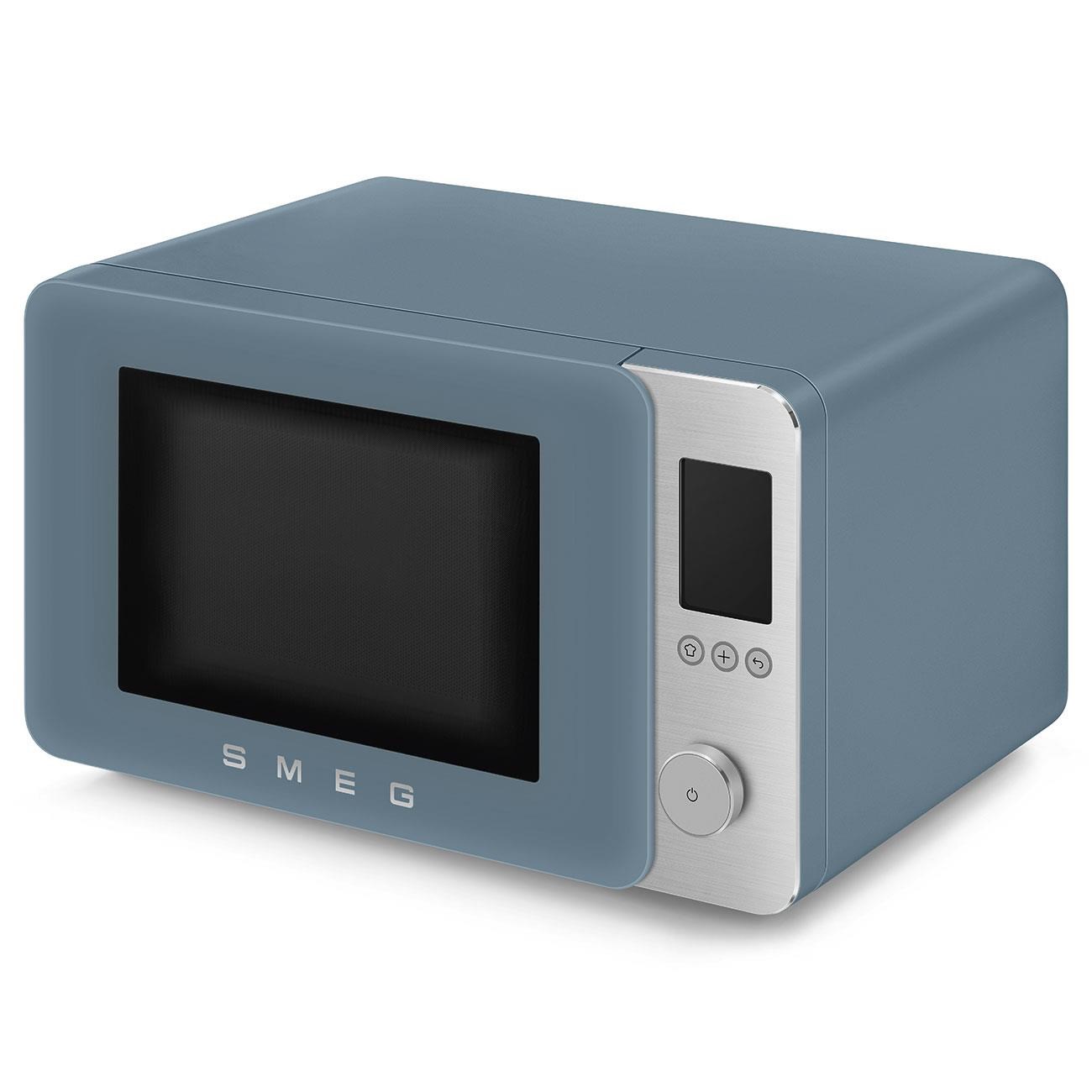 Smeg Retro Solo Kombi Mikrodalga  Storm Blue