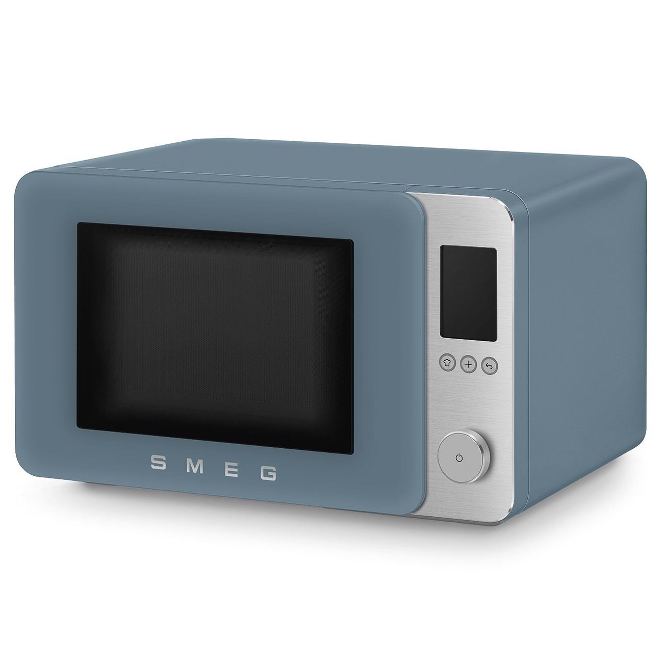 Smeg Retro Solo Kombi Mikrodalga  Storm Blue