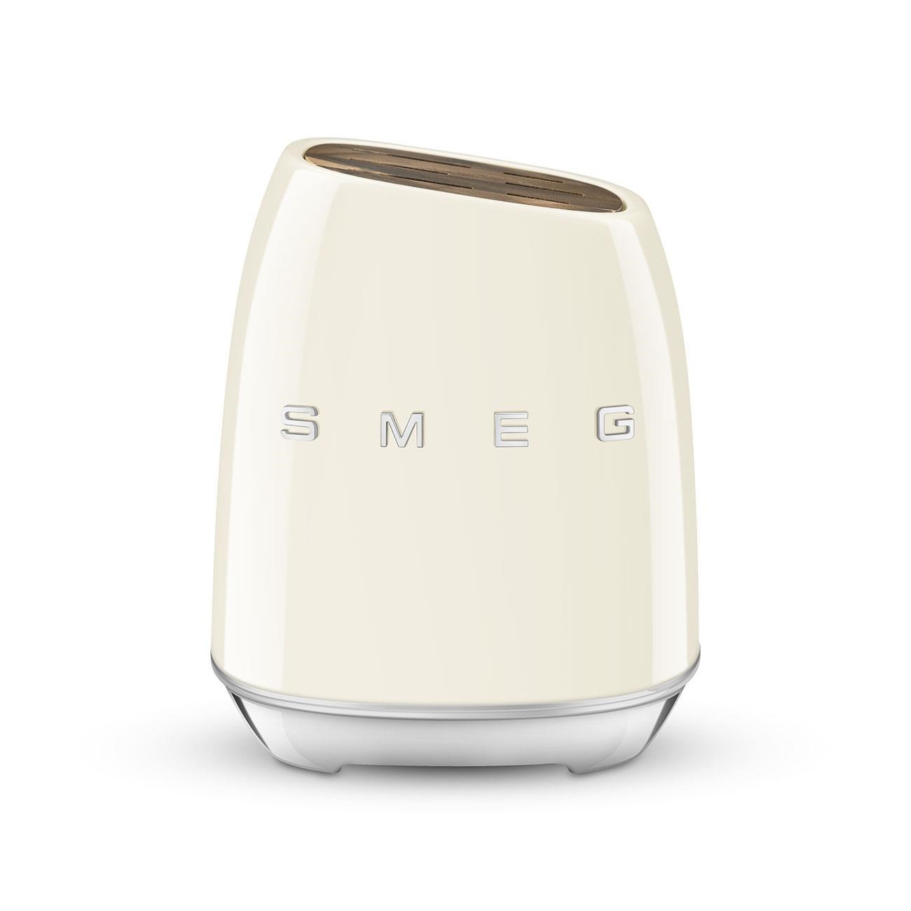 Smeg Retro Standlı Bıçak Seti 7 Parça Krem - KBSF02CR