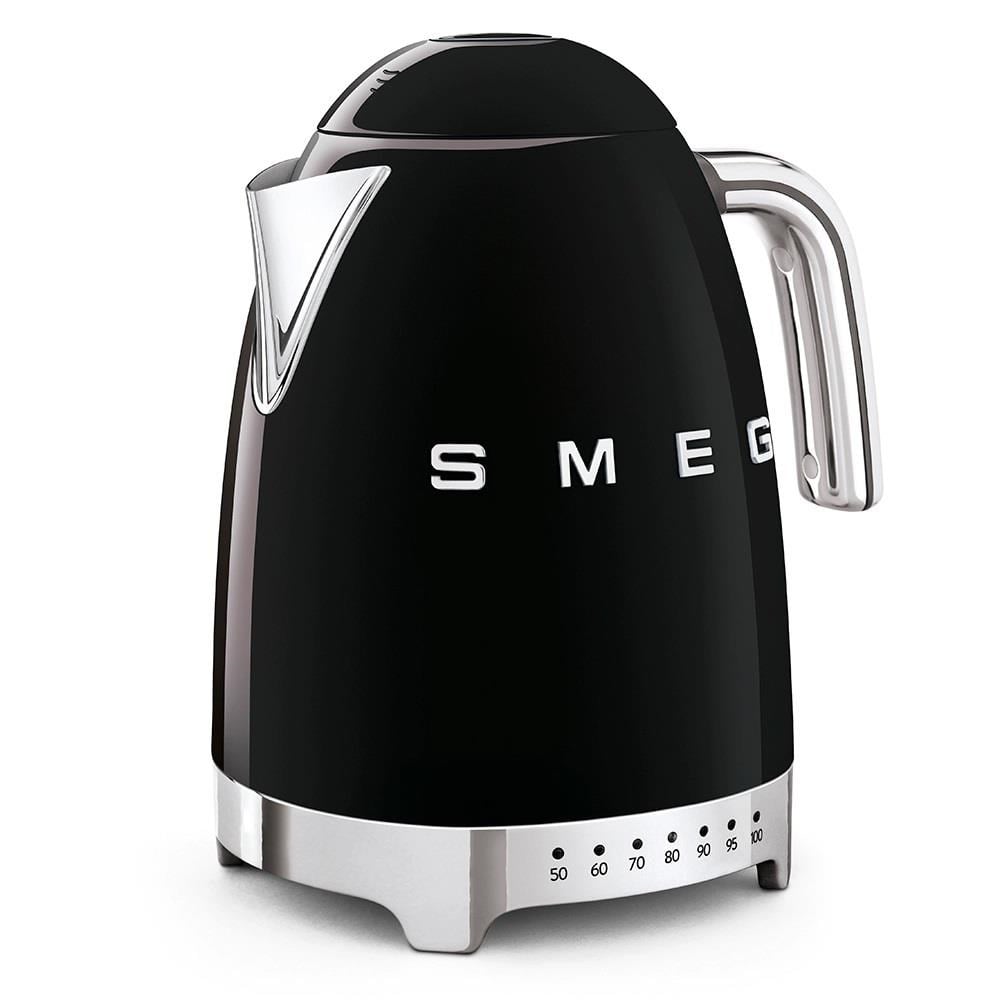 Smeg Siyah Isı Ayarlı Kettle KLF04BLEU