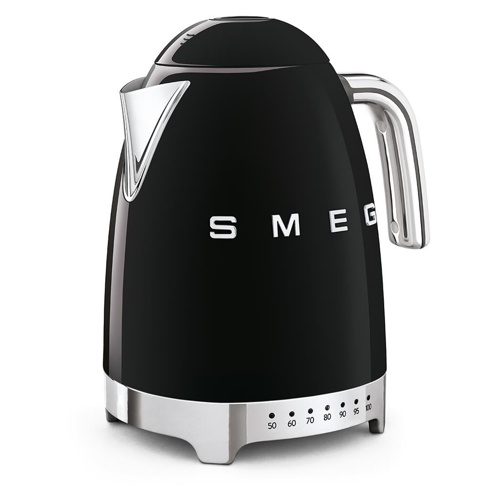 Smeg Siyah Isı Ayarlı Kettle KLF04BLEU
