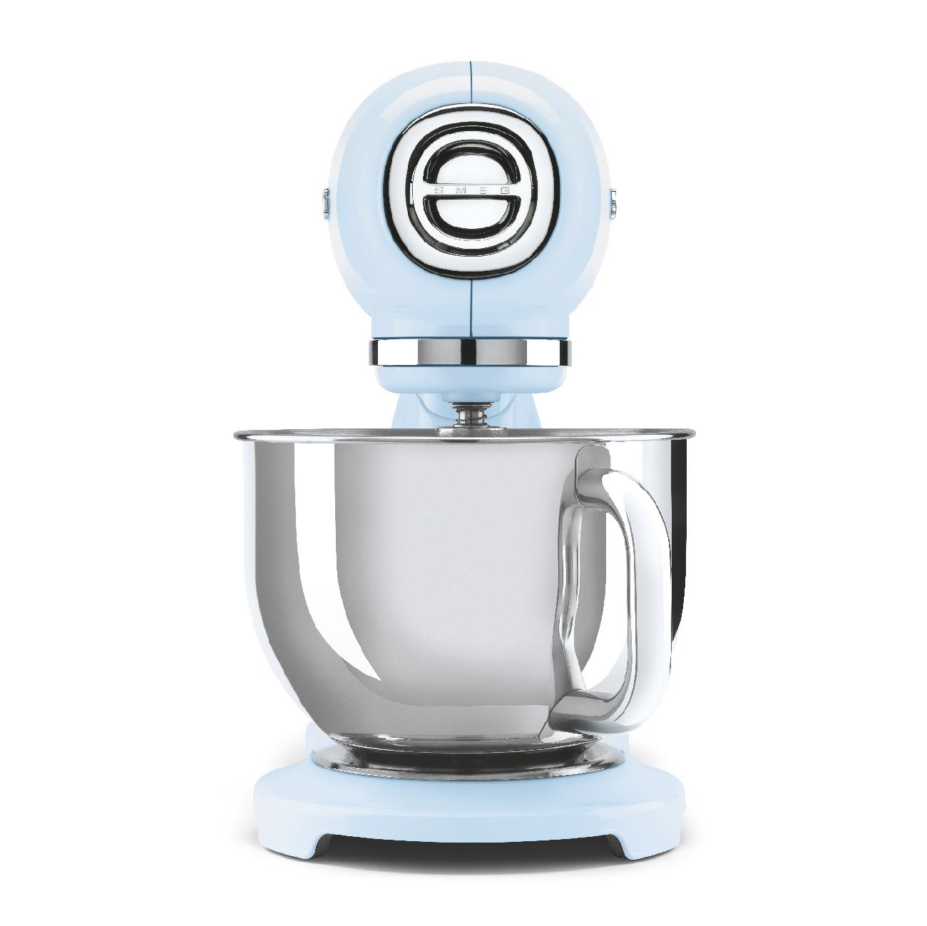 SMEG SMF03PBEU STAND MİKSER/HAMUR KARIŞTIRMA MAKİNESİ KOMPLE PASTEL MAVİ GÖVDE