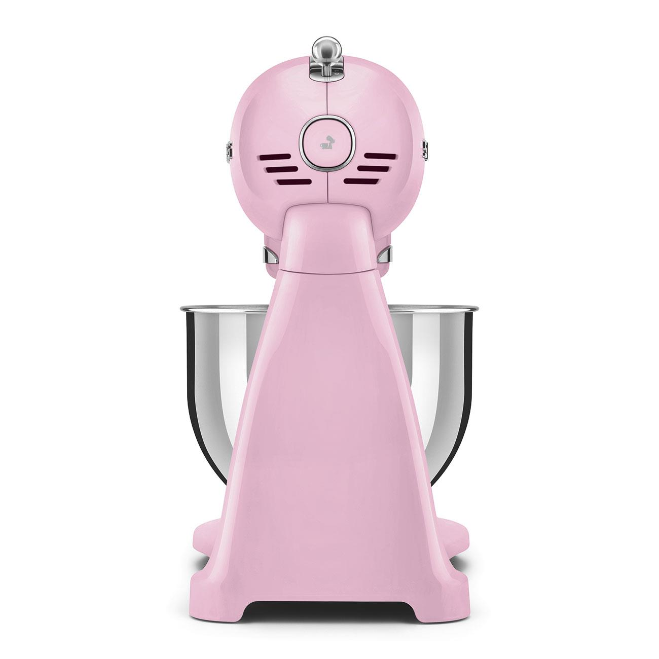 SMEG SMF03PKEU STAND MİKSER/HAMUR KARIŞTIRMA MAKİNESİ KOMPLE PEMBE GÖVDE