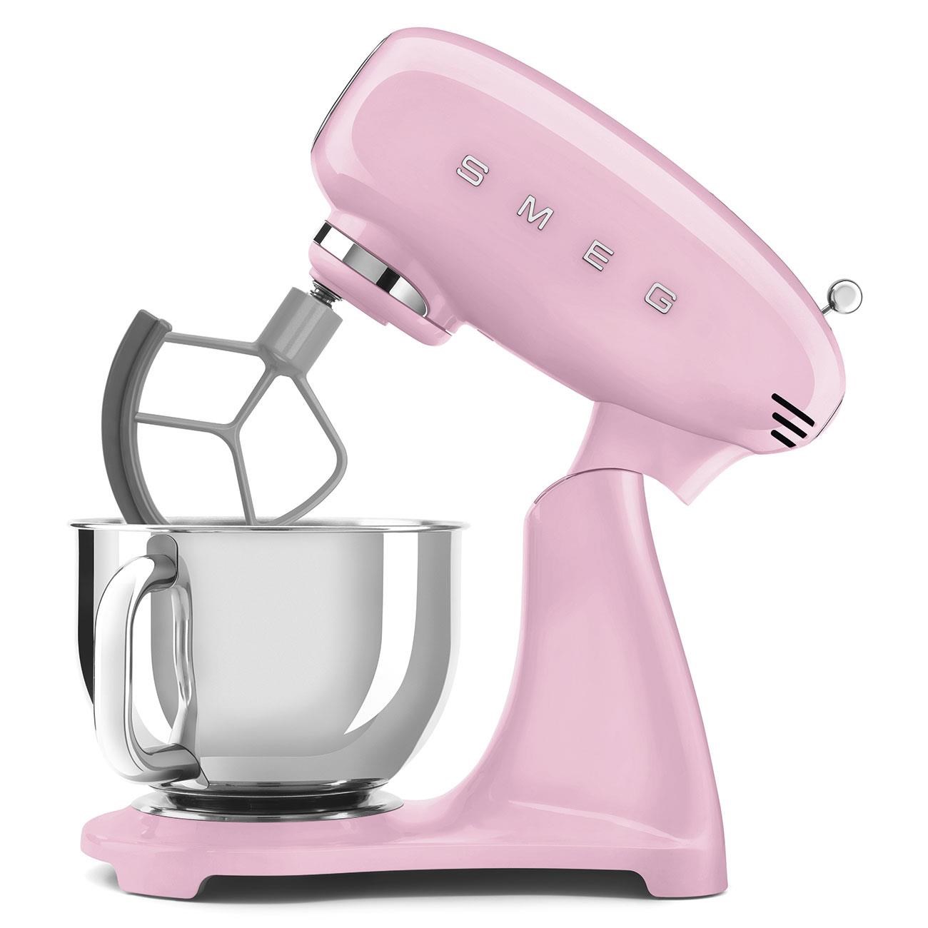 SMEG SMF05 Stand Mikser - Hamur Yoğurma Komple Pembe Gövde