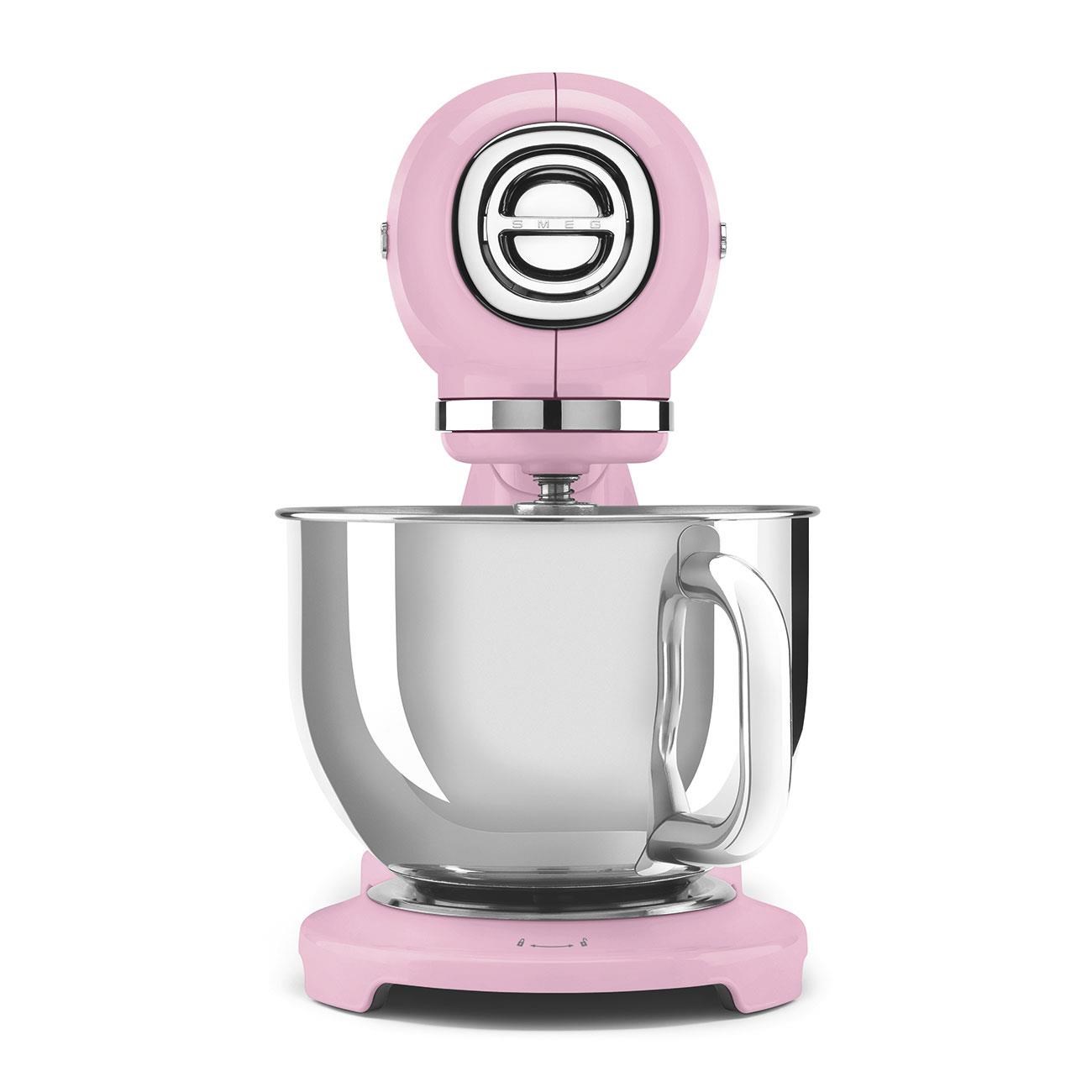 SMEG SMF05 Stand Mikser - Hamur Yoğurma Komple Pembe Gövde