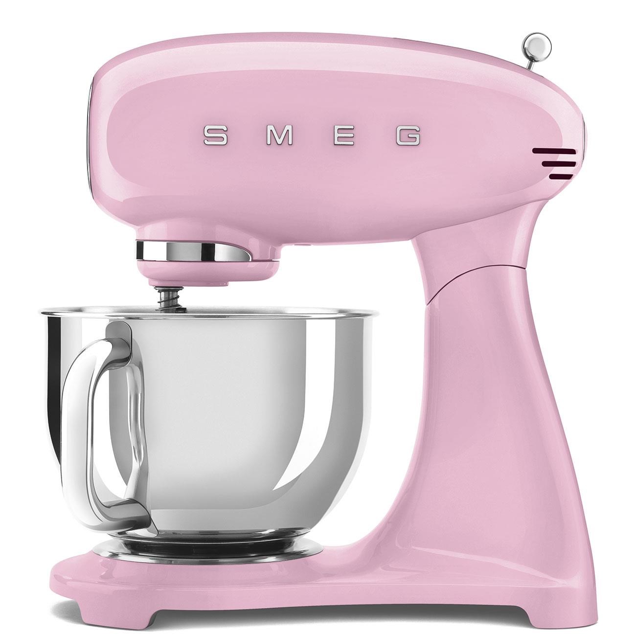 SMEG SMF05 Stand Mikser - Hamur Yoğurma Komple Pembe Gövde