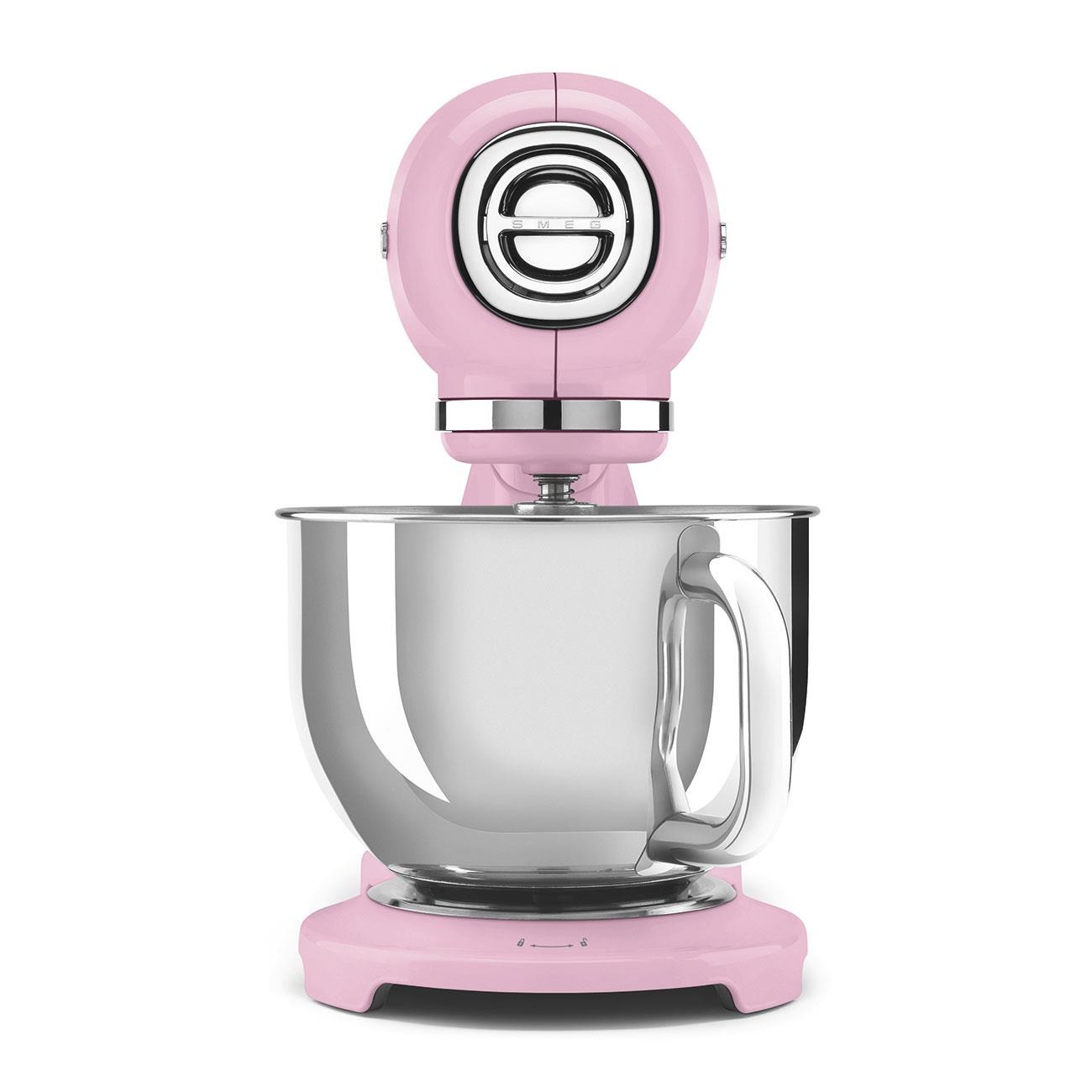 SMEG SMF05 Stand Mikser - Hamur Yoğurma Komple Pembe Gövde