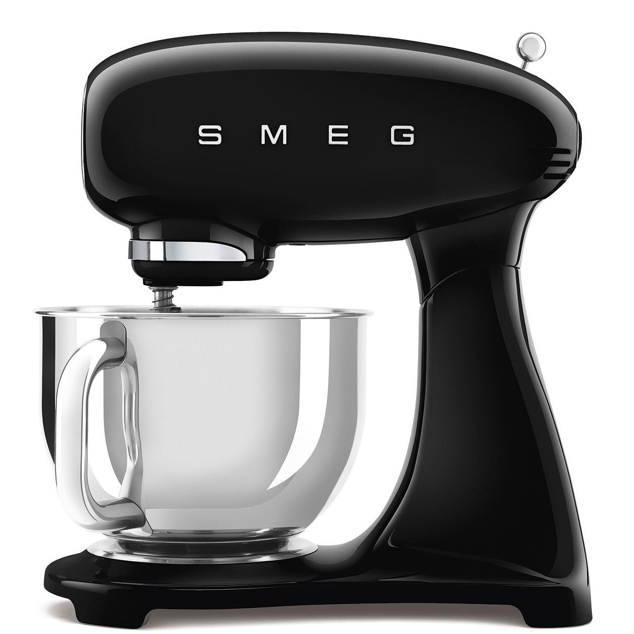 SMEG SMF05 Stand Mikser - Hamur Yoğurma 50's Style Komple Siyah Gövde