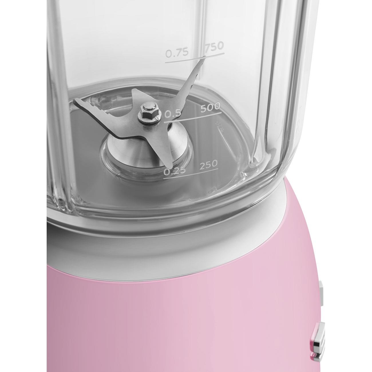 Smeg Smoothie Blender Pembe - BLF03PKEU