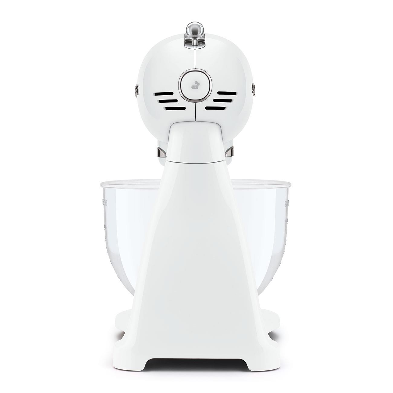 SMEG STAND MİKSER BEYAZ CAM KASELİ