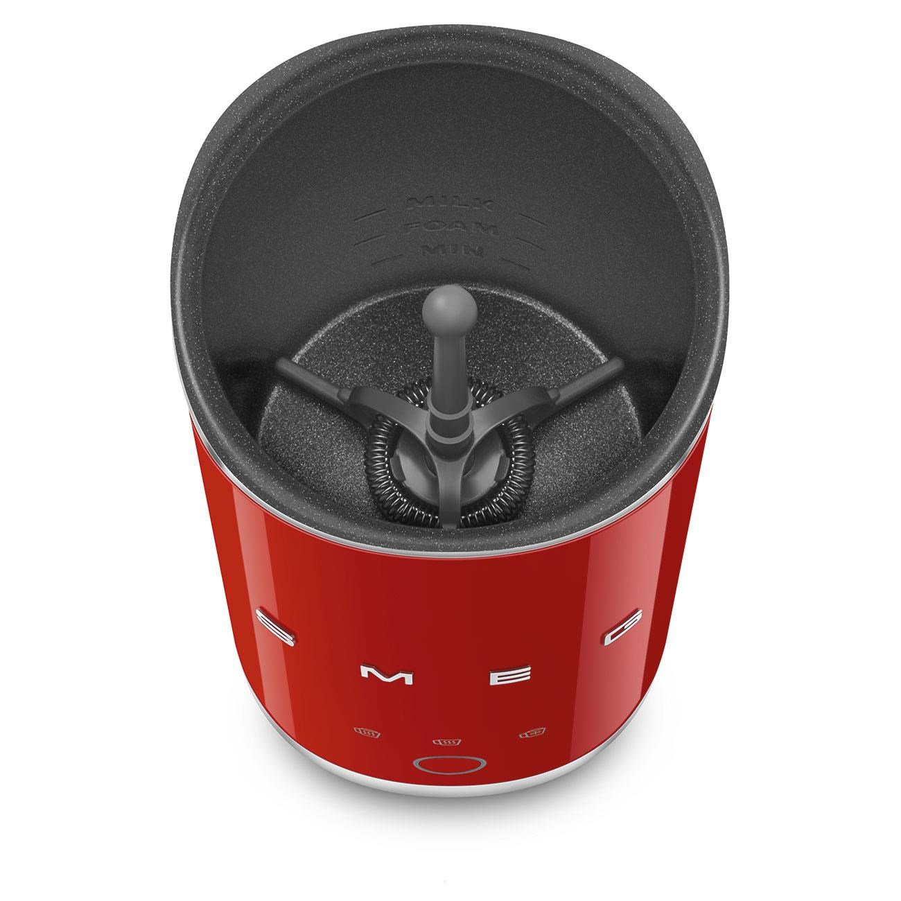 Smeg Standart Süt Köpürtme Makinesi Kırmızı