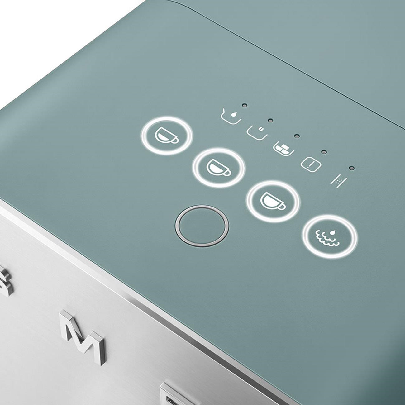 SMEG TAM OTOMATİK KAHVE MAKINASI ZÜMRÜT YEŞİLİ