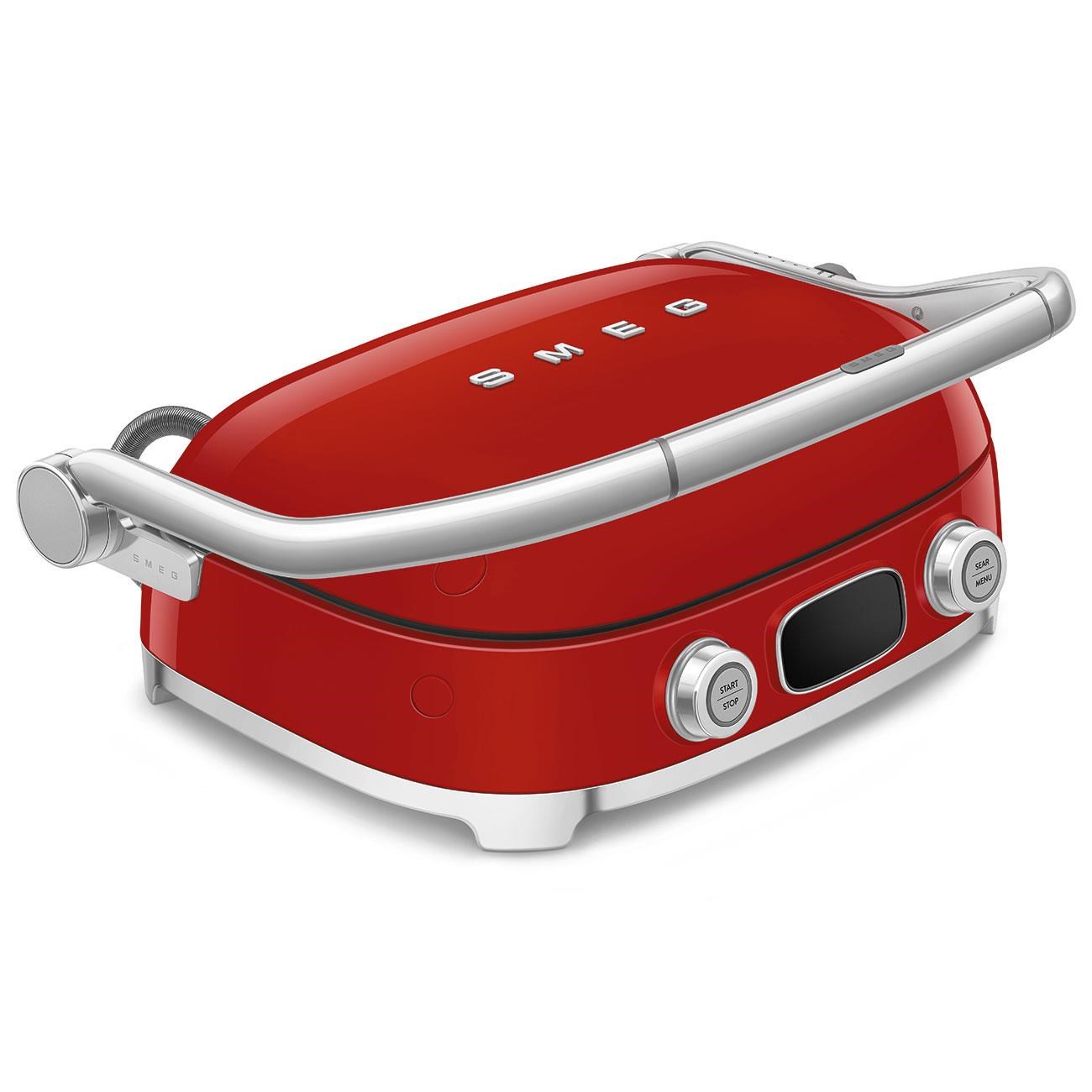Smeg Waffle & Grill ve Tost Makinesi Kırmızı
